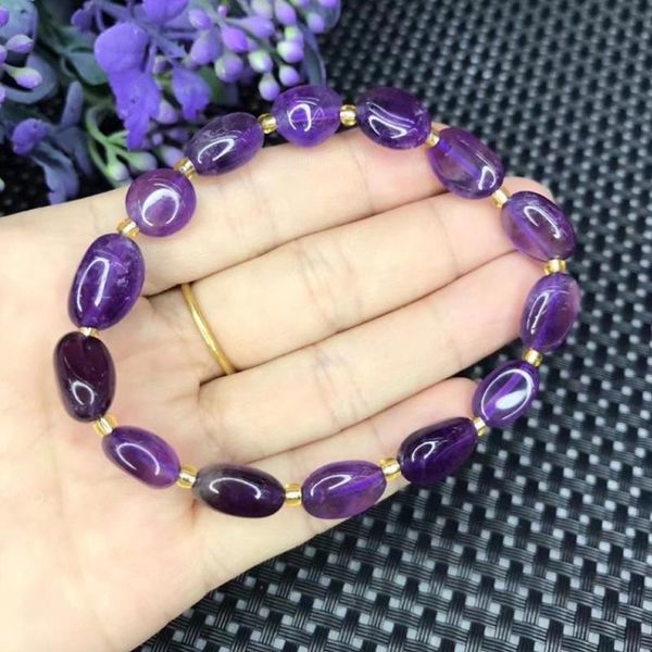 beaded, strands fysl light yellow gold color irregular shape natural amethysts stone stretchy bracelet inspiration jewelry, Black
beaded, strands fysl light yellow gold color irregular shape natural amethysts stone stretchy bracelet inspiration jewelry, Black