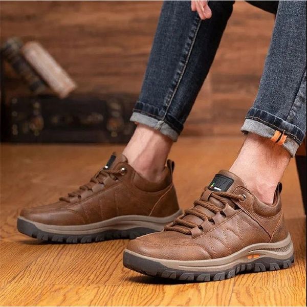 autumn men casual leather shoes fashion breathable leisure sneakers comfortable non-slip footwear zapatos de hombre male 220309, Black
autumn men casual leather shoes fashion breathable leisure sneakers comfortable non-slip footwear zapatos de hombre male 220309, Black