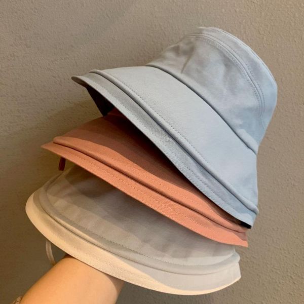 wide brim hats women's fisherman hat summer bucket uv shade sun tide and all-match beach panama, Blue;gray
wide brim hats women's fisherman hat summer bucket uv shade sun tide and all-match beach panama, Blue;gray