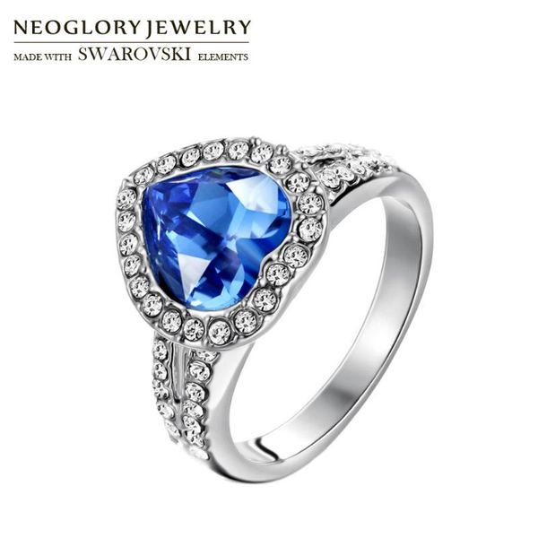 cluster rings neoglory austria rhinestone & crystal finger ring blue love heart design for women elegant stylish gift romantic classic sale, Golden;silver
cluster rings neoglory austria rhinestone & crystal finger ring blue love heart design for women elegant stylish gift romantic classic sale, Golden;silver