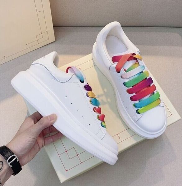 luxury designer men and women white casual shoes thick bottom platform sneakers couple shoe size 35-44, Black
luxury designer men and women white casual shoes thick bottom platform sneakers couple shoe size 35-44, Black