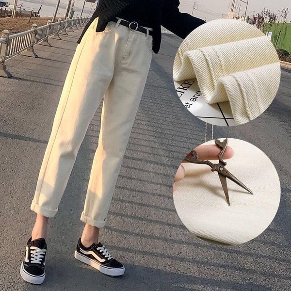 women's jeans woman pants spring and autumn straight beige high waist loose pantalones vaqueros mujer, Blue
women's jeans woman pants spring and autumn straight beige high waist loose pantalones vaqueros mujer, Blue