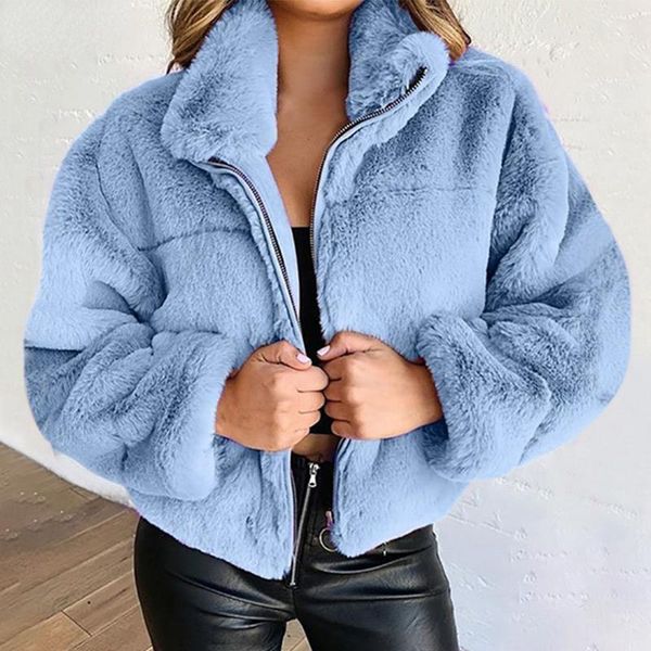 women's wool & blends winter thicken teddy coats women lapel long sleeve fake fur warm jackets female fluffy hairy zipper pockets loose, Black
women's wool & blends winter thicken teddy coats women lapel long sleeve fake fur warm jackets female fluffy hairy zipper pockets loose, Black