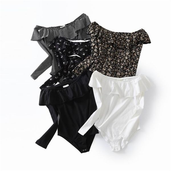 spring fashion women thin slash neck long sleeves ruffle printing bodysuits ladies enteritos largos de mujer overalls 210527, Black;white
spring fashion women thin slash neck long sleeves ruffle printing bodysuits ladies enteritos largos de mujer overalls 210527, Black;white