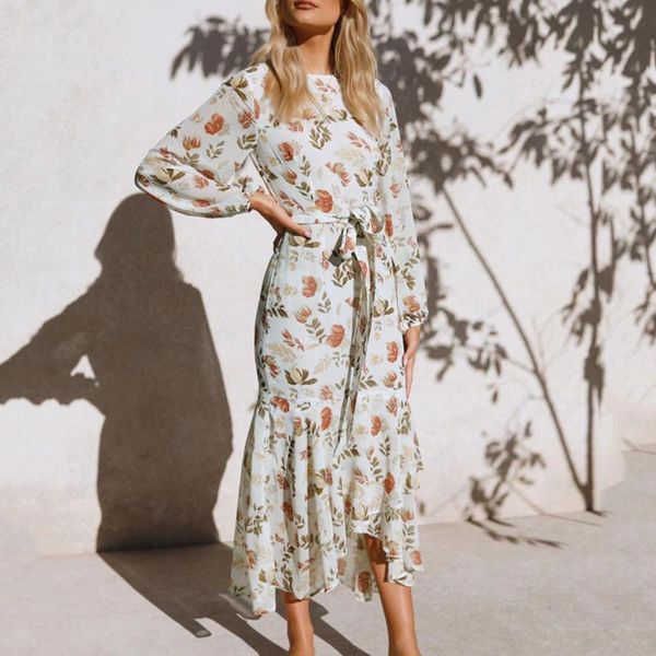 casual dresses 40# boho floral flowy dress women vintage long sleeve belted ruffle waist bandage elegant print vestidos, Black;gray
casual dresses 40# boho floral flowy dress women vintage long sleeve belted ruffle waist bandage elegant print vestidos, Black;gray