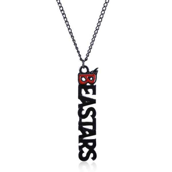 japanese anime beastars necklace letters design logo symbol alloy for women men fashion jewelry gift pendant necklaces, Silver
japanese anime beastars necklace letters design logo symbol alloy for women men fashion jewelry gift pendant necklaces, Silver