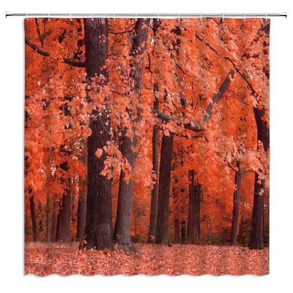 autumn forest shower curtain decor red maple tree fall wild woodland fallen leaf seasonal natural scenery fabric bath curtains
autumn forest shower curtain decor red maple tree fall wild woodland fallen leaf seasonal natural scenery fabric bath curtains