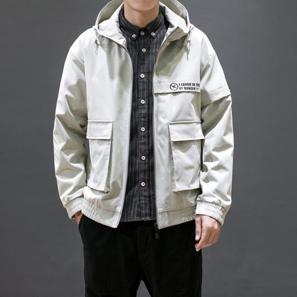 men's jackets 2021 spring men streetwear windbreaker harajuku solid outwear jp69, Black;brown
men's jackets 2021 spring men streetwear windbreaker harajuku solid outwear jp69, Black;brown