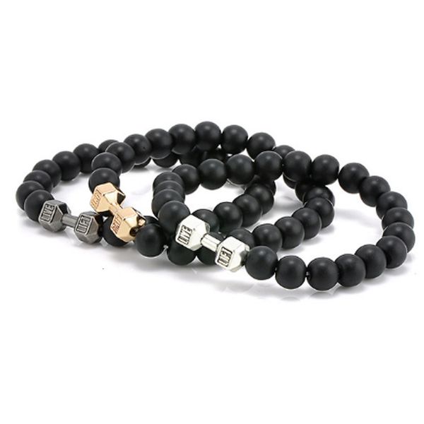 bracelet selling volcanic stone beaded hand decoration metal dumbbell buddha bead jewelry fashion, Golden;silver
bracelet selling volcanic stone beaded hand decoration metal dumbbell buddha bead jewelry fashion, Golden;silver