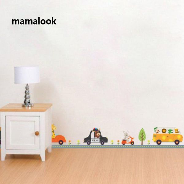 cartoon cute animals car wall stickers children boys nursey bedroom waist line diy decals decor mural kids gift
cartoon cute animals car wall stickers children boys nursey bedroom waist line diy decals decor mural kids gift