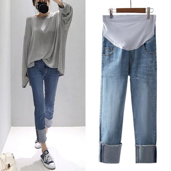 maternity bottoms pregnant woman jeans spring autumn denim straight pants women adjustable belly trousers pregnancy clothes, White
maternity bottoms pregnant woman jeans spring autumn denim straight pants women adjustable belly trousers pregnancy clothes, White