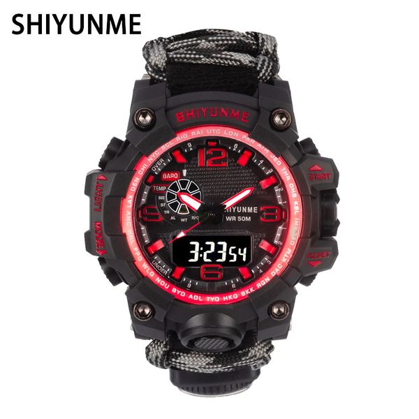 shiyunme men sports quartz watches luxury brand led digital clock military waterproof wristwatches relogio masculinog, Slivery;brown
shiyunme men sports quartz watches luxury brand led digital clock military waterproof wristwatches relogio masculinog, Slivery;brown