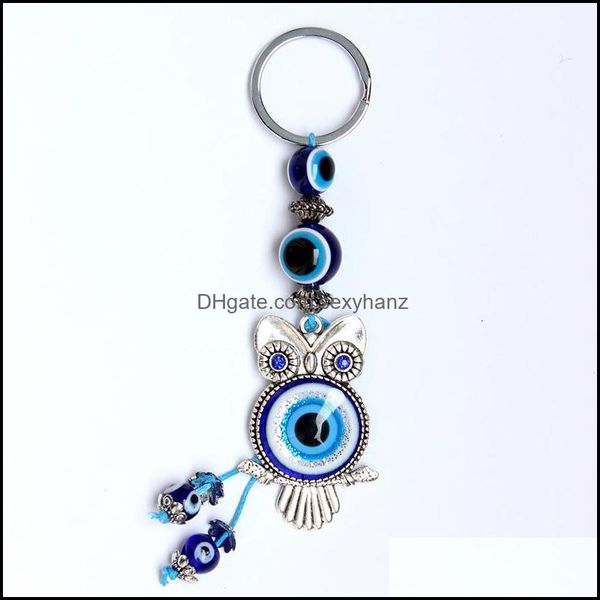 key rings jewelry s2301 fashion turkish symbol evil eye ring handmade vintage owl keychain drop delivery 2021 tfa4n, Slivery;golden
key rings jewelry s2301 fashion turkish symbol evil eye ring handmade vintage owl keychain drop delivery 2021 tfa4n, Slivery;golden