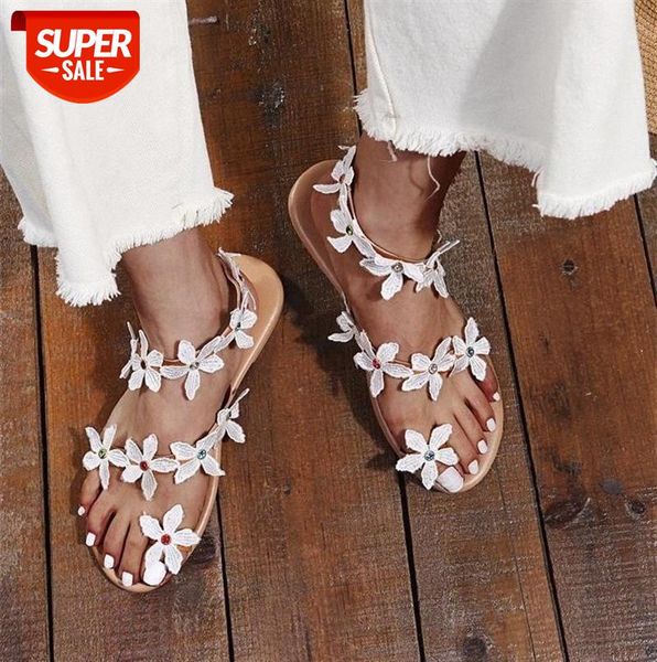 women's sandals european and american large size flower round head flat slippers women shoes #kp12, Black
women's sandals european and american large size flower round head flat slippers women shoes #kp12, Black