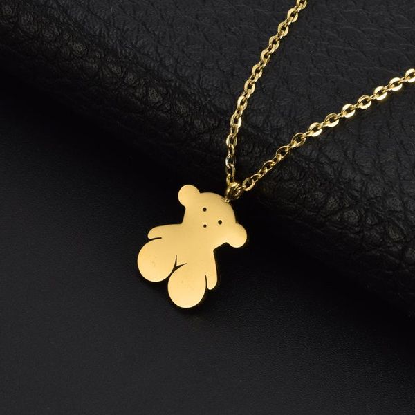 pendant necklaces for women bear titanium steel necklace wholesale on behalf of choker chains bulk, Silver
pendant necklaces for women bear titanium steel necklace wholesale on behalf of choker chains bulk, Silver