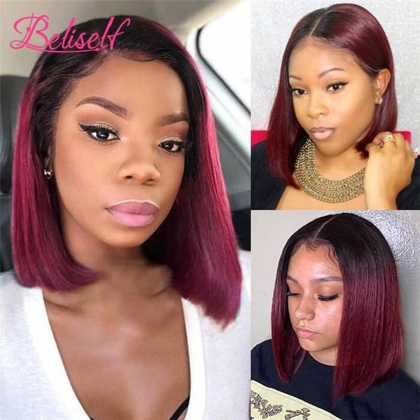 lace wigs short bob 4Ã4 closure wig 1b 99j straight burgundy human hair brazilian remy ombre wine red 180 density, Black;brown
lace wigs short bob 4Ã4 closure wig 1b 99j straight burgundy human hair brazilian remy ombre wine red 180 density, Black;brown