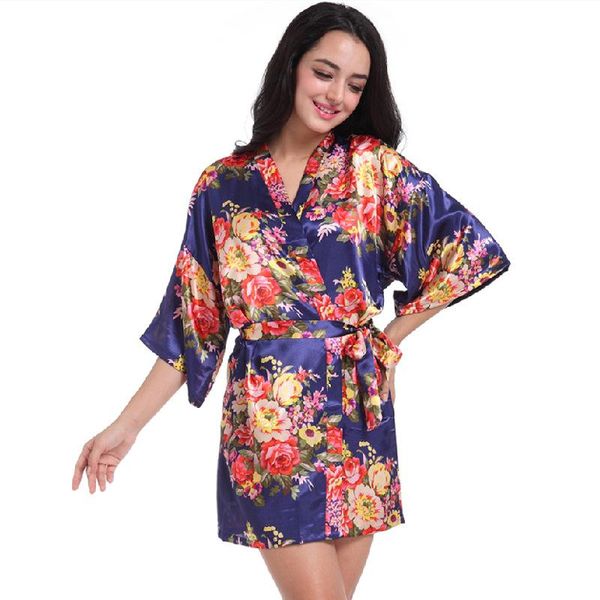 women's sleepwear ladies twisted satin silk printed dressing gown thin loose nightgown women summer wedding makeup short cardigan, Black;red
women's sleepwear ladies twisted satin silk printed dressing gown thin loose nightgown women summer wedding makeup short cardigan, Black;red