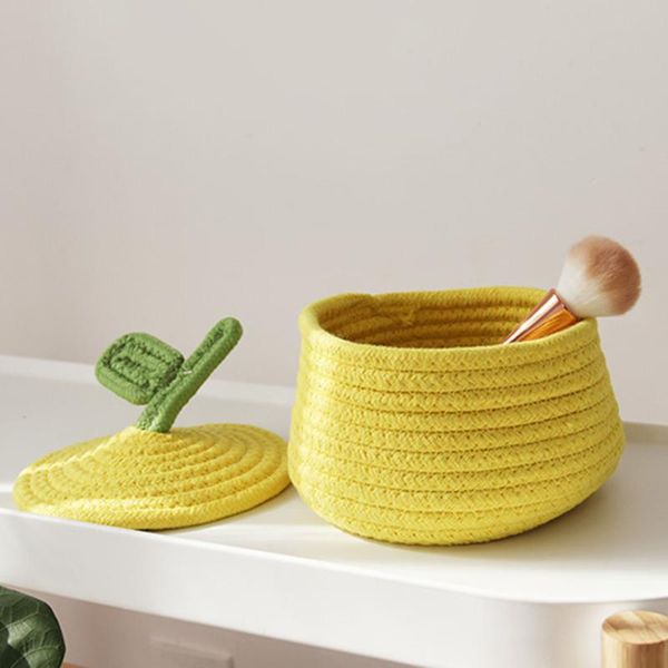 storage baskets cute cotton line woven box cosmetic tool with lid home sewing kit organizer basket remote keys sundries boxes
storage baskets cute cotton line woven box cosmetic tool with lid home sewing kit organizer basket remote keys sundries boxes