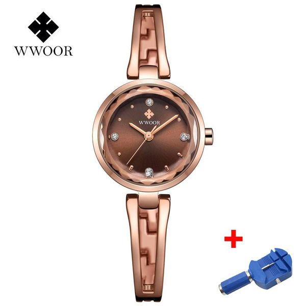 wristwatches wwoor women quartz watch fashion rose gold ladies dress elegant bracelet wristwatch gift waterproof relogio feminino reloj muje, Slivery;brown
wristwatches wwoor women quartz watch fashion rose gold ladies dress elegant bracelet wristwatch gift waterproof relogio feminino reloj muje, Slivery;brown