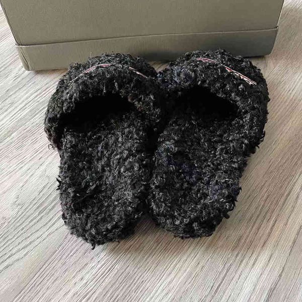 slippers women luxury fluffy teddy plush letter slipper winter warm outdoor slides platform casual flat fur home shoes 0t39, Black
slippers women luxury fluffy teddy plush letter slipper winter warm outdoor slides platform casual flat fur home shoes 0t39, Black