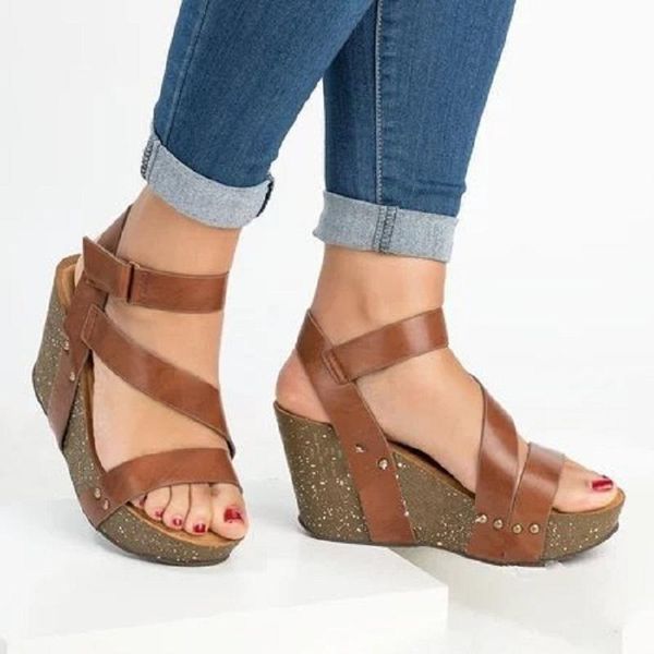 wedges women sandals gladiator summer high heels open toe ladies shoes platform beach romam big size sandalias mujer, Black
wedges women sandals gladiator summer high heels open toe ladies shoes platform beach romam big size sandalias mujer, Black