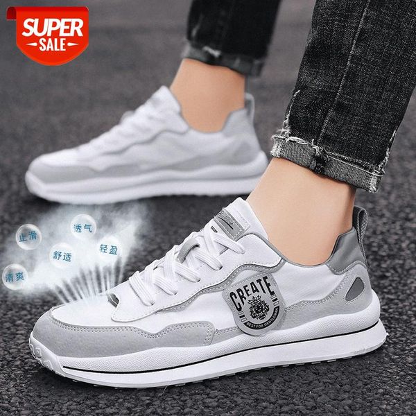 summer men's shoes low cut fashion trend casual breathable mesh sneakers #su3z