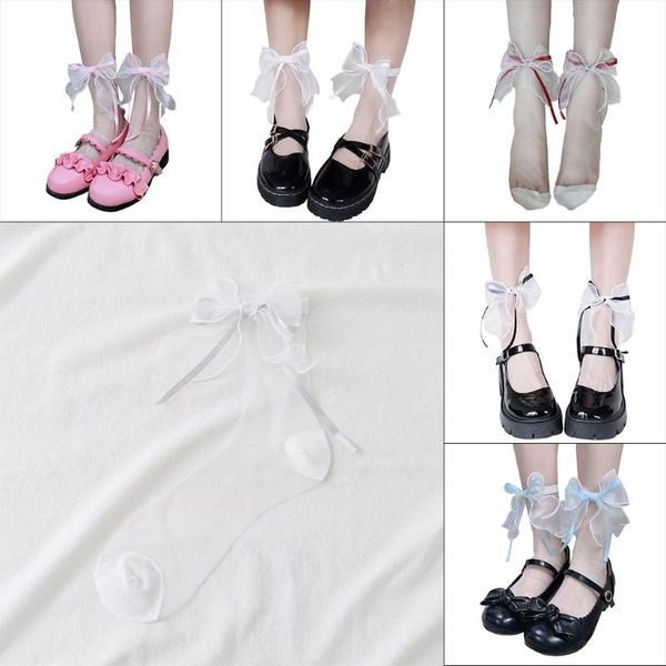 socks & hosiery japanese lolita ribbon bow glass fiber short summer casual ultra thin transparent kawaii sweet lace mesh silky for, Black;white
socks & hosiery japanese lolita ribbon bow glass fiber short summer casual ultra thin transparent kawaii sweet lace mesh silky for, Black;white