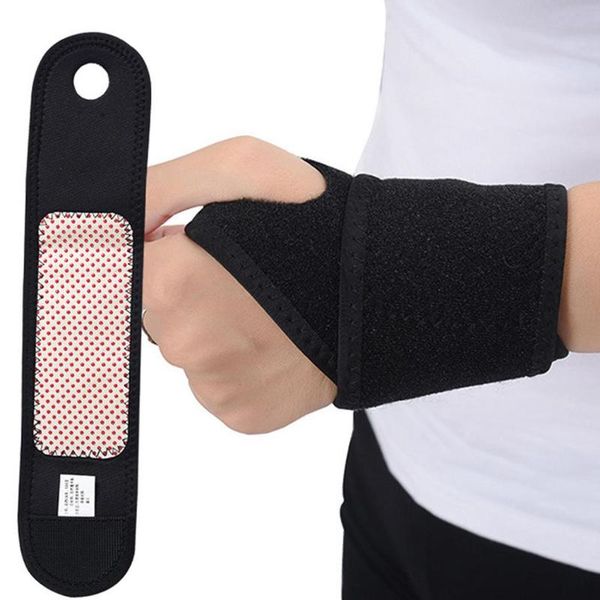 wrist support self-heating bracer professional wristband magnetic therapy protect the casual guard bracers, Black;red
wrist support self-heating bracer professional wristband magnetic therapy protect the casual guard bracers, Black;red