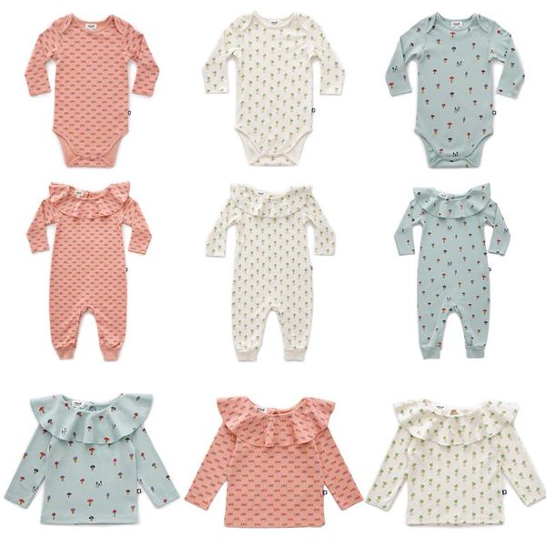 baby bodysuits 2021 spring summer oeuf infant boys girls cute print long sleeve jumpsuits born toddler cotton clothes rompers, Blue
baby bodysuits 2021 spring summer oeuf infant boys girls cute print long sleeve jumpsuits born toddler cotton clothes rompers, Blue