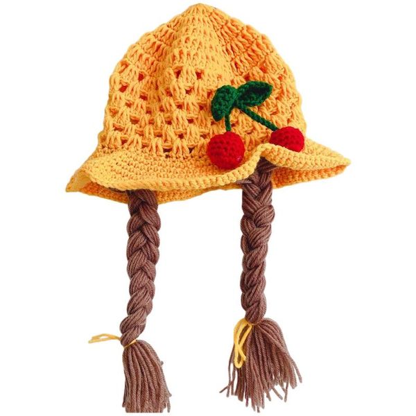 handmade knitted baby girls wig hat born wigs brades kids crochet plaits cap drop caps & hats, Yellow
handmade knitted baby girls wig hat born wigs brades kids crochet plaits cap drop caps & hats, Yellow