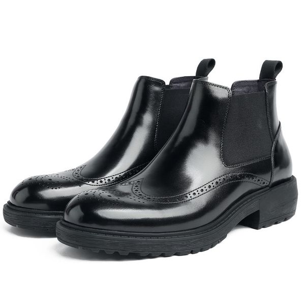 fashion black /deep brown platform mens dress boots genuine leather boots male ankle boots
fashion black /deep brown platform mens dress boots genuine leather boots male ankle boots