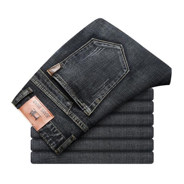 men's jeans business classic denim men black spring autumn mens pants high stretch vintage skinny male blue black,816
men's jeans business classic denim men black spring autumn mens pants high stretch vintage skinny male blue black,816
