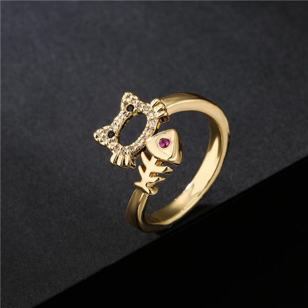 wedding rings buy 2021 fashion gold color copper jewelry cubic zircon cute cat fish charm finger ring women party birthday gift, Slivery;golden
wedding rings buy 2021 fashion gold color copper jewelry cubic zircon cute cat fish charm finger ring women party birthday gift, Slivery;golden