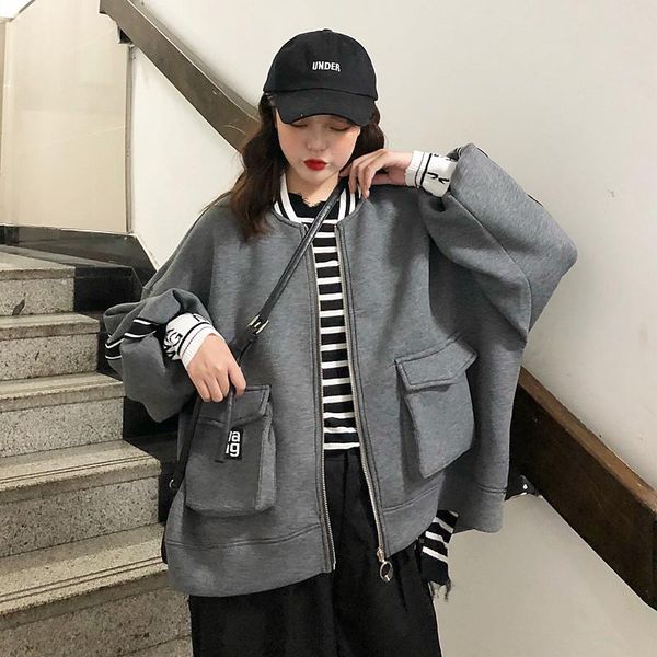 women's jackets loose coat for women letters thread splicing furry zipper baseball uniform jacket 8156, Black;brown
women's jackets loose coat for women letters thread splicing furry zipper baseball uniform jacket 8156, Black;brown