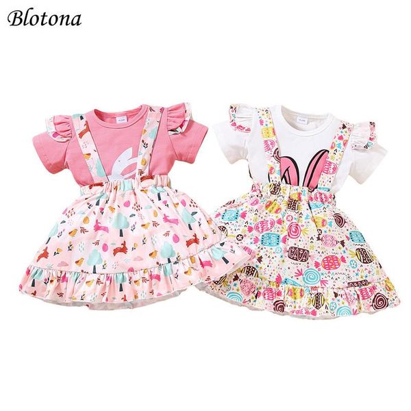 clothing sets blotona baby girls 2pcs set, kids short sleeve ruffled t-shirt cartoon printed suspender skirt for easter 1-5y, White
clothing sets blotona baby girls 2pcs set, kids short sleeve ruffled t-shirt cartoon printed suspender skirt for easter 1-5y, White
