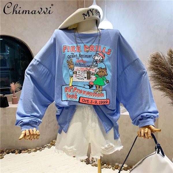 women's t-shirt tee shirt femme cartoon letter print long sleeve for women 2021 summer korean style loose sun protection t, White
women's t-shirt tee shirt femme cartoon letter print long sleeve for women 2021 summer korean style loose sun protection t, White