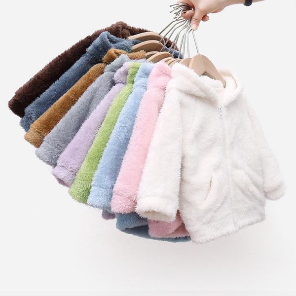 jackets baby coral fleece coat children's autumn winter thickening soft hoodie zipper jacket kids clothing girls and boys plush overcoa, Blue;gray
jackets baby coral fleece coat children's autumn winter thickening soft hoodie zipper jacket kids clothing girls and boys plush overcoa, Blue;gray