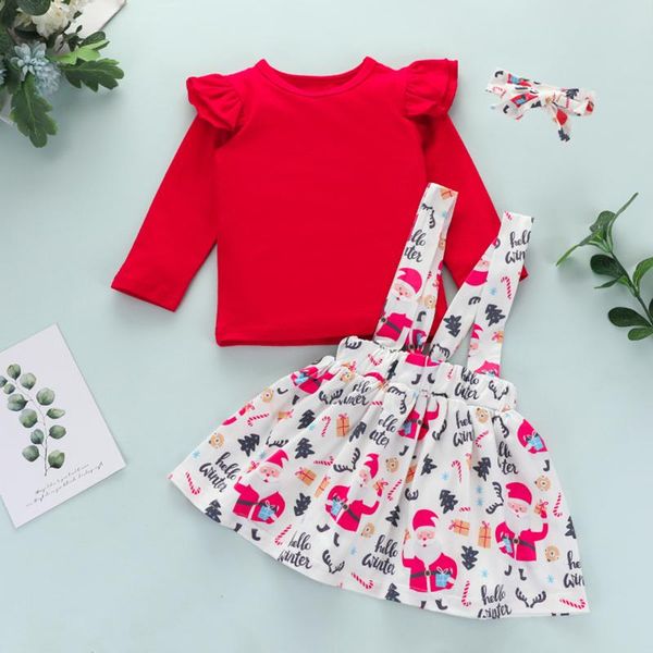 clothing sets toddler suits kids baby girl fashion autumn winter christmas o-neck santa print suspender skirt hairbands children, White
clothing sets toddler suits kids baby girl fashion autumn winter christmas o-neck santa print suspender skirt hairbands children, White