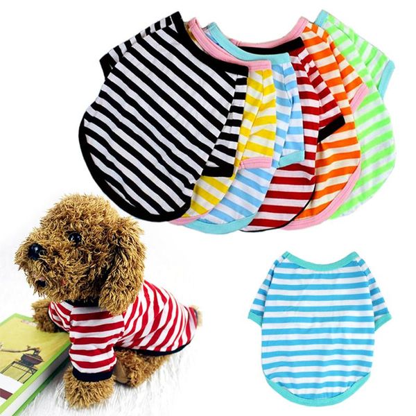 dog apparel puppy pet clothes striped print round neck cold summer t-shirt jumper vest chihuahua tshirt
dog apparel puppy pet clothes striped print round neck cold summer t-shirt jumper vest chihuahua tshirt