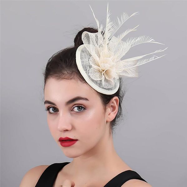 ivory sinamay hat rose wedding fascinator headband hats hair clips feather headwear party tea chapeau caps accessories
ivory sinamay hat rose wedding fascinator headband hats hair clips feather headwear party tea chapeau caps accessories