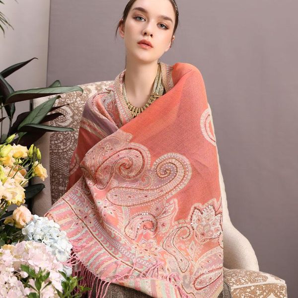 scarves women scarf coral fleece shawl embroidery beads wrap tassel cashmere blend pashmina autumn spring thin handmade bufanda, Blue;gray
scarves women scarf coral fleece shawl embroidery beads wrap tassel cashmere blend pashmina autumn spring thin handmade bufanda, Blue;gray