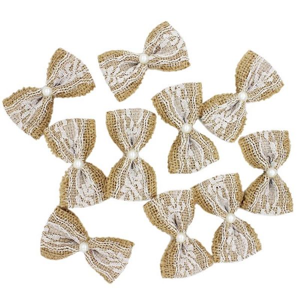 other arts and crafts 10pcs vintage natural jute burlap hessian bows lace ribbon wedding decoration rustic mariage bow knot
other arts and crafts 10pcs vintage natural jute burlap hessian bows lace ribbon wedding decoration rustic mariage bow knot