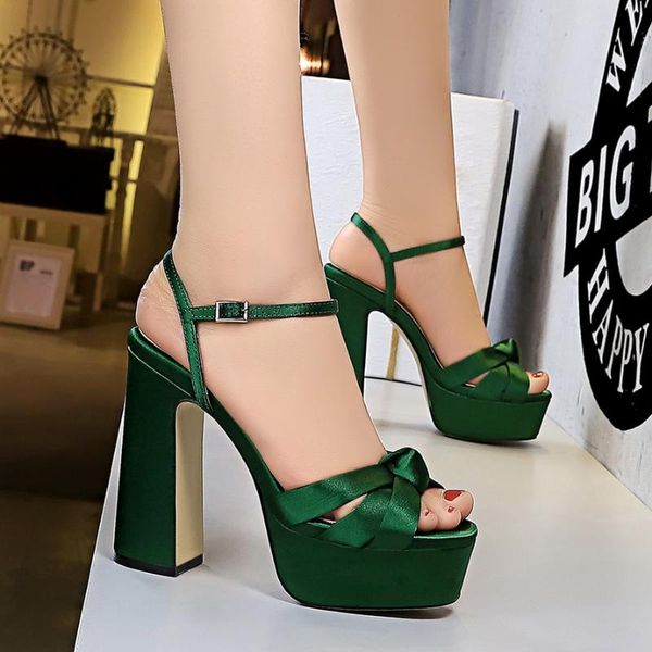 dress shoes 2021 women 12cm high heels gladiator green silk sandals wedding bridal 4cm platform sandles fetish stripper chunky, Black
dress shoes 2021 women 12cm high heels gladiator green silk sandals wedding bridal 4cm platform sandles fetish stripper chunky, Black