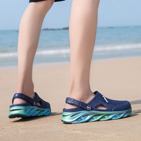 mens womens trainer sport size cross-border summer slippers thick-soled beach shoes couple hole shoe outdoors baotou sandals code:25ll-7790, Black
mens womens trainer sport size cross-border summer slippers thick-soled beach shoes couple hole shoe outdoors baotou sandals code:25ll-7790, Black