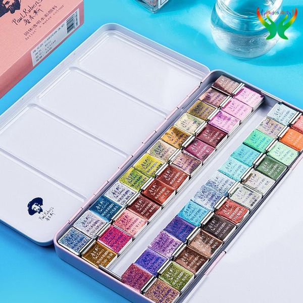 original rubens solid watercolor paint 12/24 colors beginner student hand drawing artist art set office supplies color gift sets
original rubens solid watercolor paint 12/24 colors beginner student hand drawing artist art set office supplies color gift sets