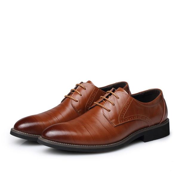 spring autumn luxury dress shoes men large size oxfords daily office business fashion casual leather, Black
spring autumn luxury dress shoes men large size oxfords daily office business fashion casual leather, Black