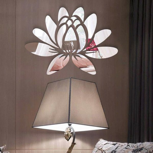 mirrors lotus wall mirror stickers decorative self adhesive acrylic paste for diy removable home living room large art ornaments
mirrors lotus wall mirror stickers decorative self adhesive acrylic paste for diy removable home living room large art ornaments