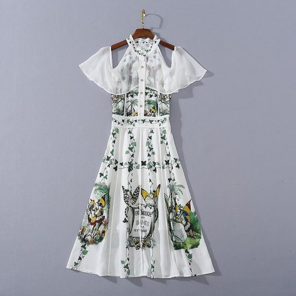 casual dresses european and american women's wear summer style dew shoulder lotus leaf sleeve collar fashion printed dress 2ljl, Black;gray
casual dresses european and american women's wear summer style dew shoulder lotus leaf sleeve collar fashion printed dress 2ljl, Black;gray