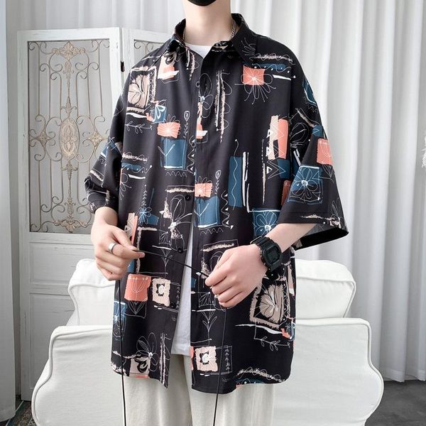 men's casual shirts summer floral holiday beach hip hop turn-down collar short man dress shirt men linen hipster -3xl, White;black
men's casual shirts summer floral holiday beach hip hop turn-down collar short man dress shirt men linen hipster -3xl, White;black