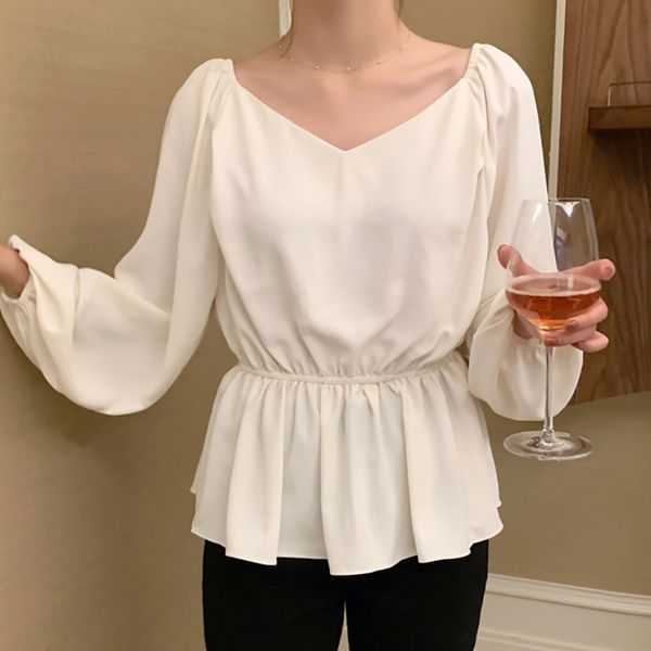 shintimes v-neck sashes white blouse korean fashion woman clothes long sleeve shirt women blouses shirts chemisier femme clothes
shintimes v-neck sashes white blouse korean fashion woman clothes long sleeve shirt women blouses shirts chemisier femme clothes